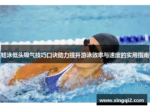 蛙泳低头吸气技巧口诀助力提升游泳效率与速度的实用指南
